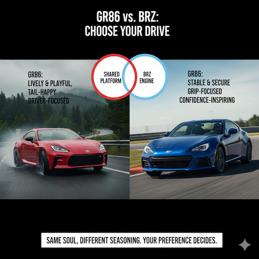 GR86とBRZ、最終的にどっちを選ぶべき？