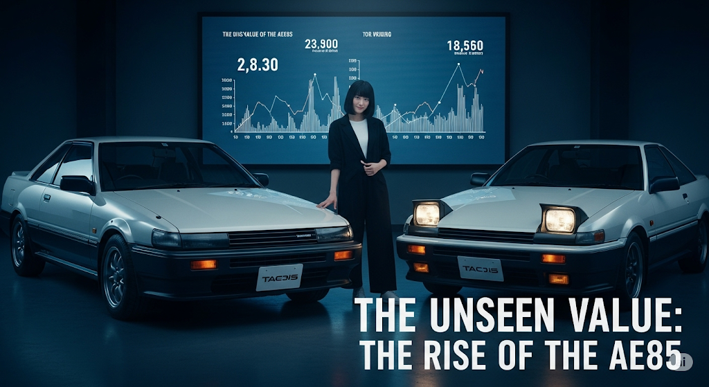 AE85レビンとトレノの中古市場
