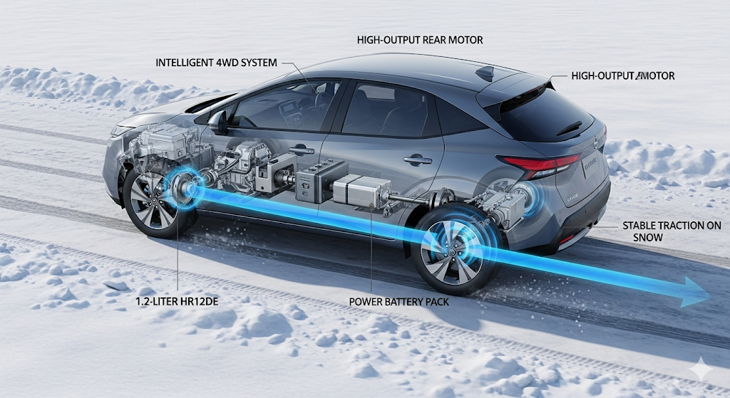 雪道は？日産オーラ4WDの評判をチェック