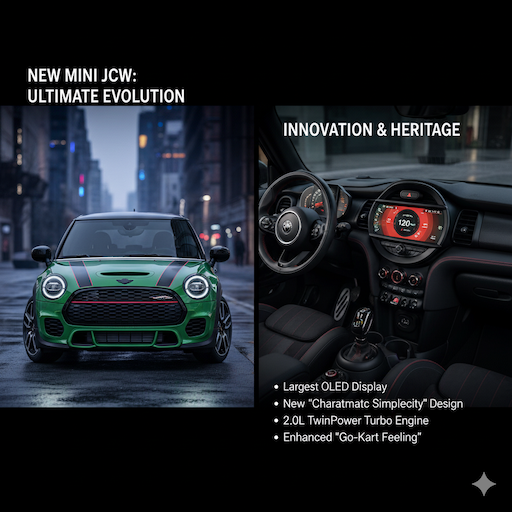 ミニの最上級モデル！新型の魅力と特徴は？